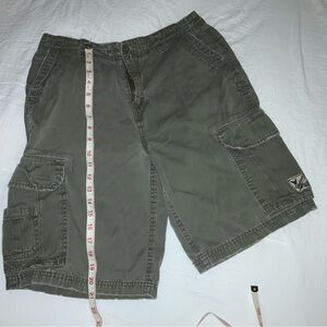 Kids Olive Cargo Shorts
